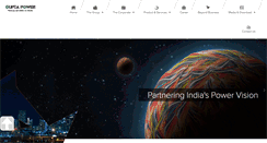 Desktop Screenshot of guptapower.com